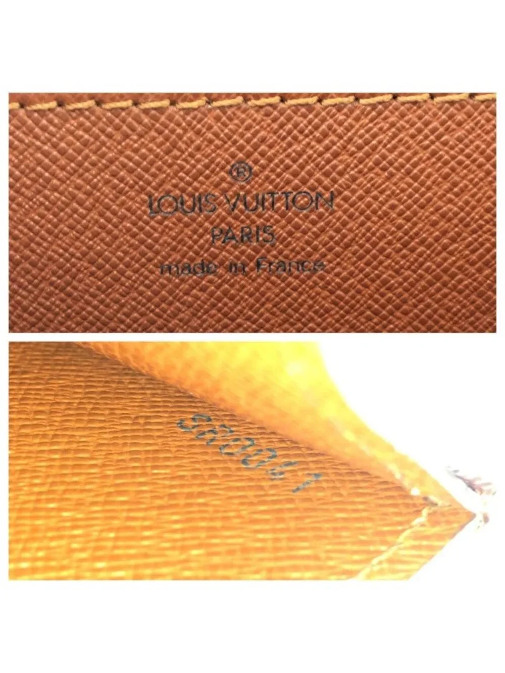 Louis Vuitton Monogram Serviette Conseil Brown Gold Leather Business Bag